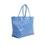 Blue Monogram Canvas Saint Louis Tote PM w/ Pouch Coeur Cult Core