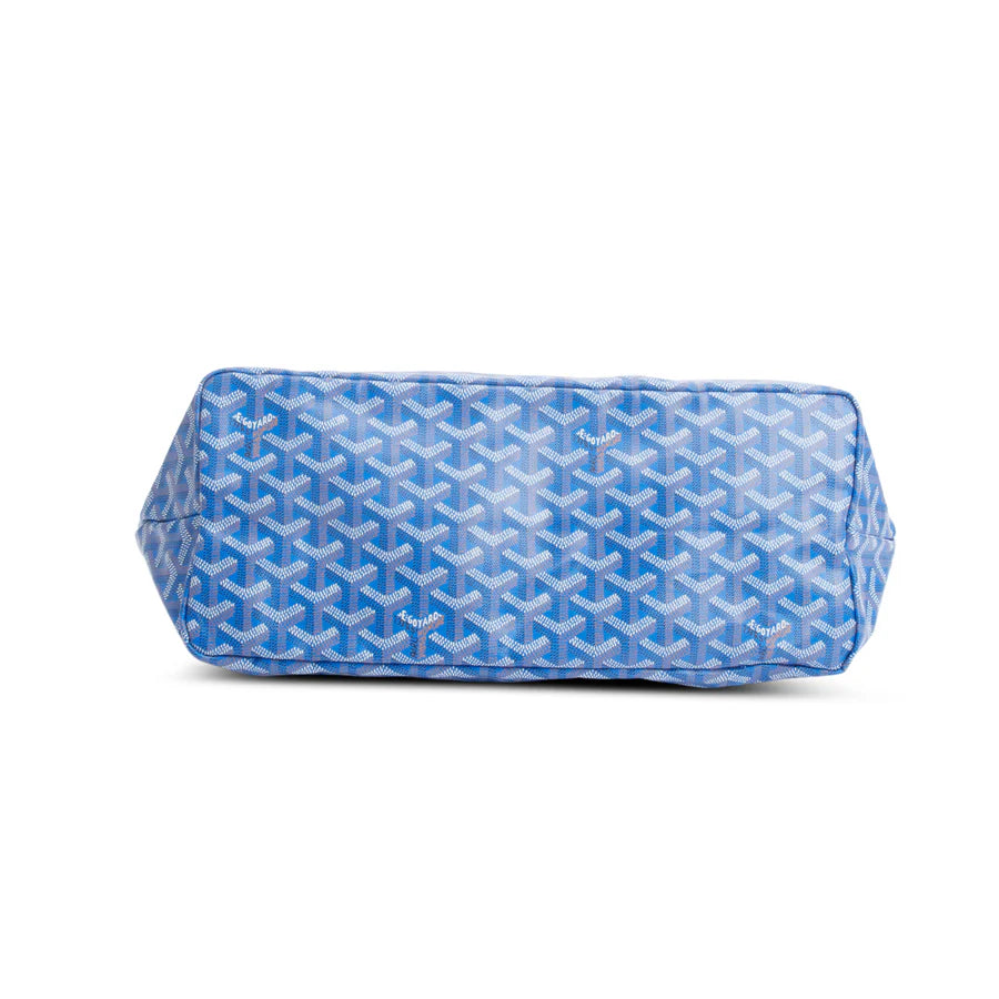 Blue Monogram Canvas Saint Louis Tote PM w/ Pouch Coeur Cult Core
