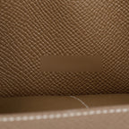 Etoupe Epsom Leather Classic Kelly Longue Wallet Coeur Cult Core