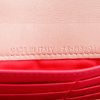Pink Cannage Leather Miss Dior Promenade Chain Wallet