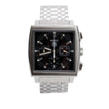 Stainless Steel Monaco 38 MM Automatic Watch Black Dial CW2111-0 w/ Box