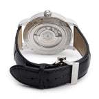 Stainless Steel TimeWalker GMT 42 MM Automatic Watch Silver Dial 7393 w/ Box Coeur Cult Core