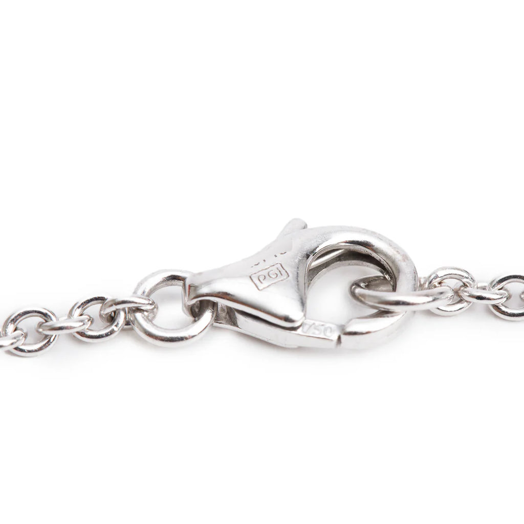 18k White Gold Interlocking Love Bracelet w/ Receipt Coeur Cult Core