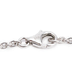 18k White Gold Interlocking Love Bracelet w/ Receipt Coeur Cult Core