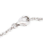 18k White Gold Interlocking Love Bracelet w/ Receipt Coeur Cult Core