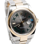 2023 Stainless Steel &amp; 18k Yellow Gold Datejust 36 MM Watch Wimbledon Dial 126203 w/ Box &amp; Papers Coeur Cult Core