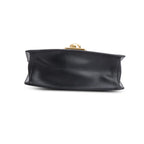 Black Saffiano Soft Calf Leather Arcade Shoulder Bag w/ Authentcity Card Coeur Cult Core