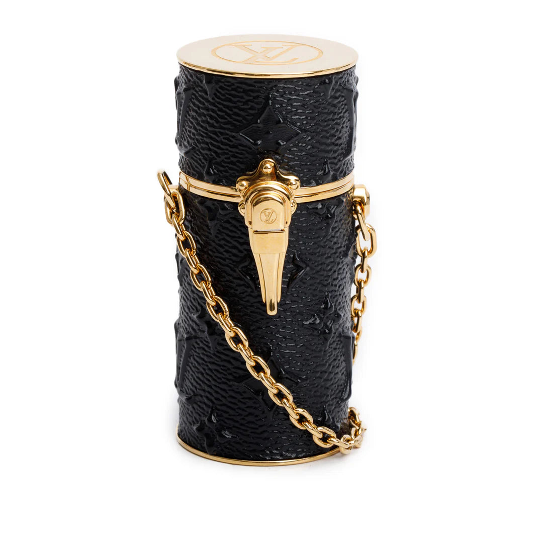 Monogram Midnight Embossed Lipstick Case Bag Coeur Cult Core