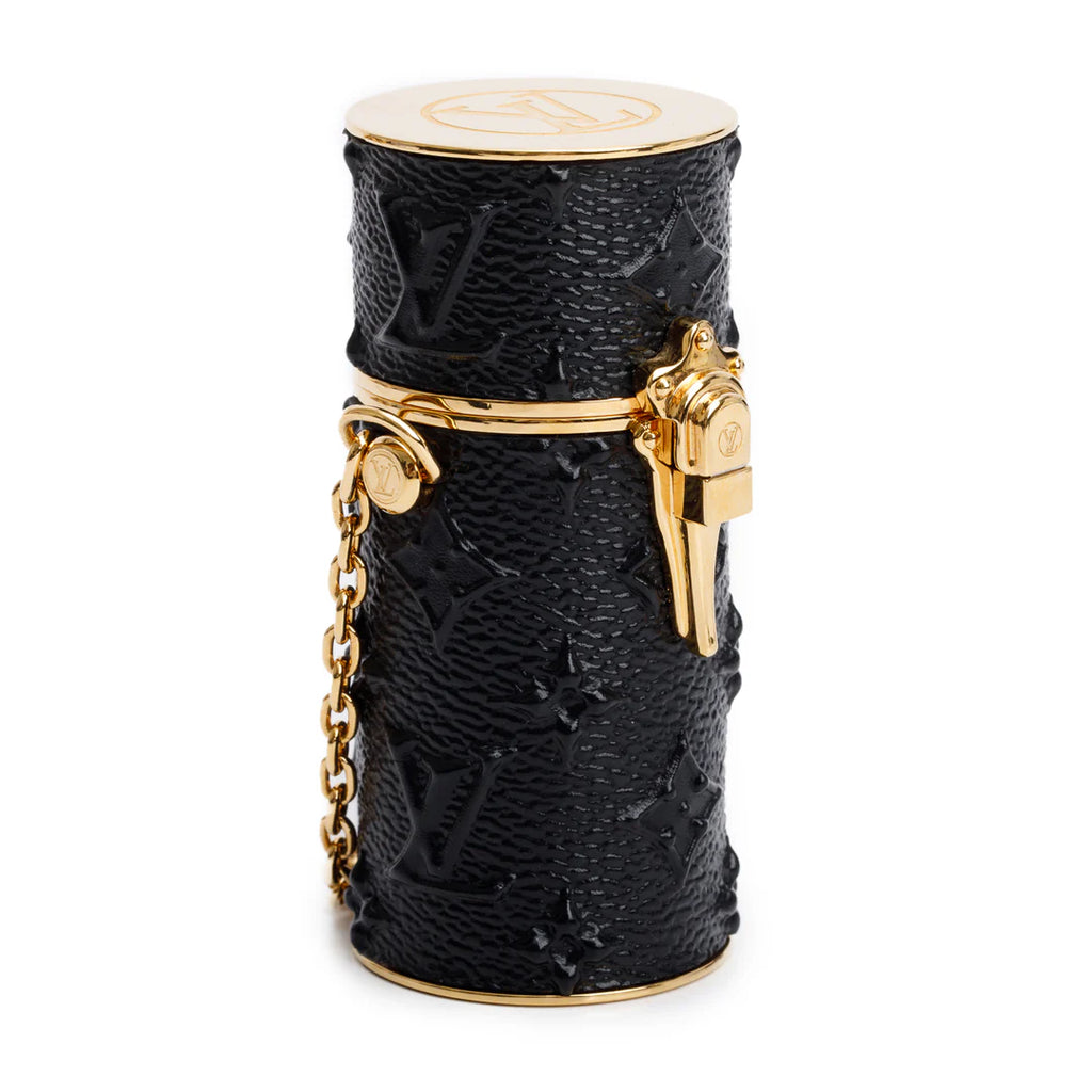 Monogram Midnight Embossed Lipstick Case Bag Coeur Cult Core