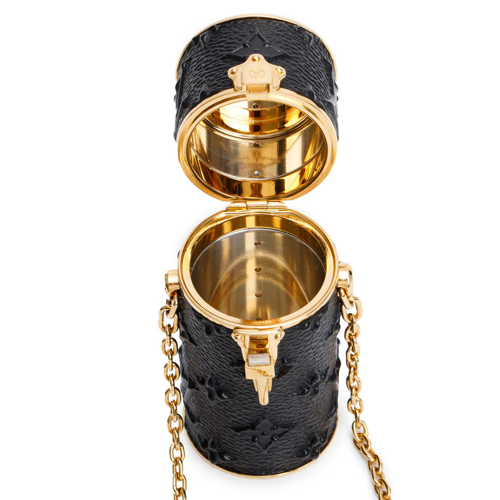 Monogram Midnight Embossed Lipstick Case Bag Coeur Cult Core