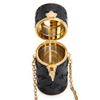 Monogram Midnight Embossed Lipstick Case Bag Coeur Cult Core