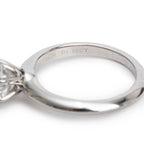 Platinum 1.33 ct. Diamond Solitaire Engagement Ring, Size 6.75 w/ Box Coeur Cult Core