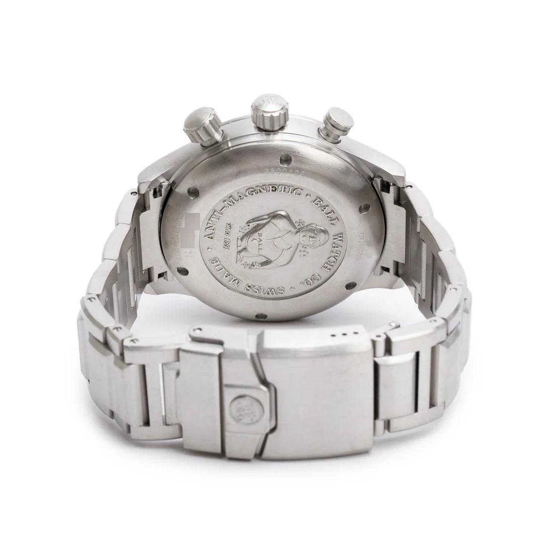 Limited Edition Stainless Steel Engineer Master II Diver Freefall 44 MM Automatic Chronograph Watch Blue Dial