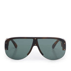 4391 Brown Havana Acetate Medusa Biggie Shield Sunglasses w/ Box &amp; Case Coeur Cult Core