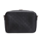 Black Damier Infini Calfskin Leather Sirius Messenger Bag w/ Box