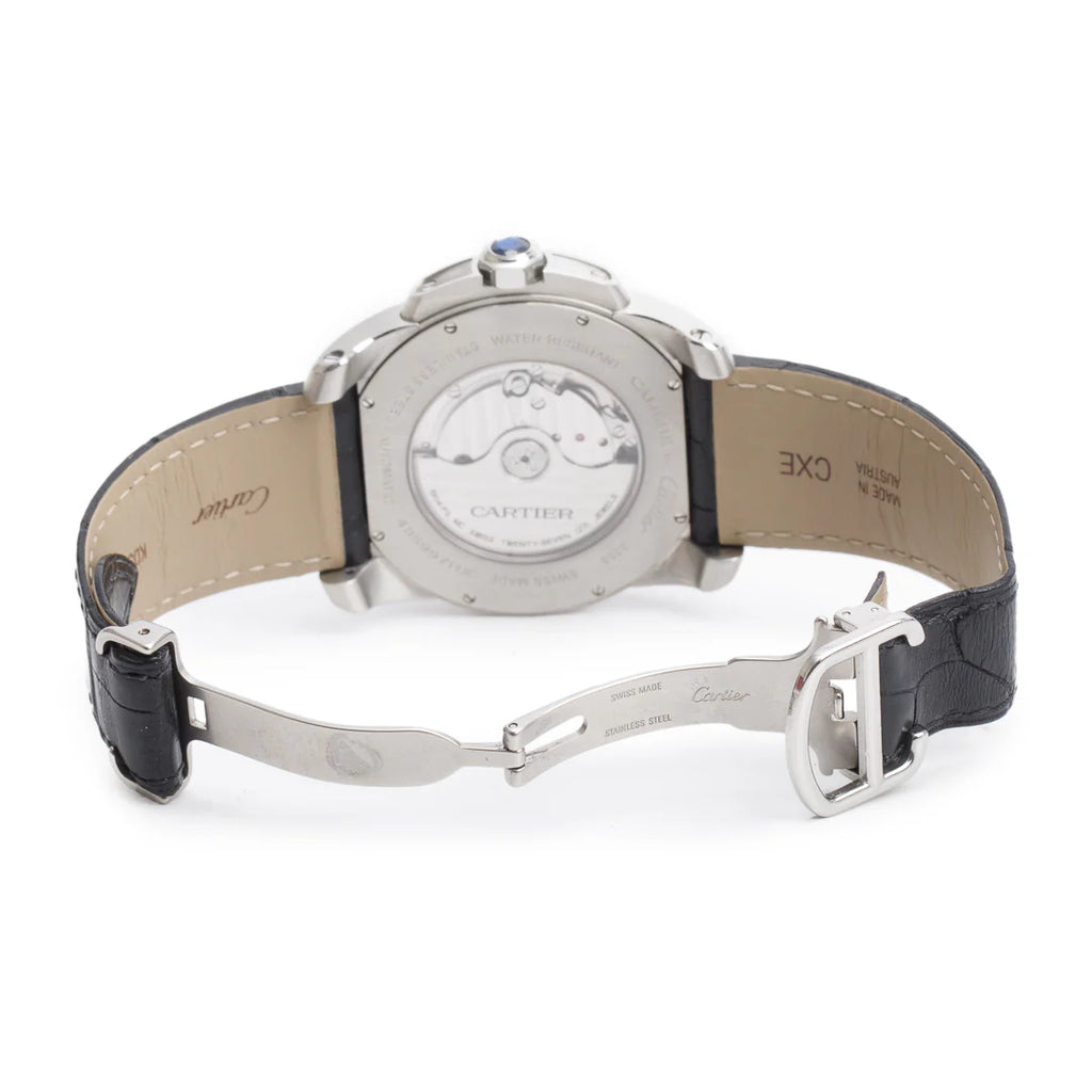 Stainless Steel Calibre de 42 MM Automatic Watch 3389 w/ Box Coeur Cult Core