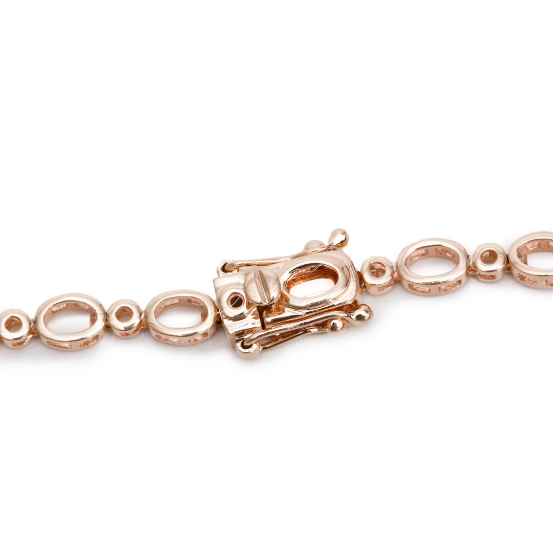 14k Rose Gold Ruby &amp; Diamond Necklace Coeur Cult Core