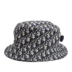Navy Oblique Buckle Bucket Hat, Size M w/ Box Coeur Cult Core