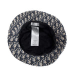 Navy Oblique Buckle Bucket Hat, Size M w/ Box Coeur Cult Core