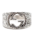 Sterling Silver Interlocking G Ring, Size 21 9.5 w/ Box Coeur Cult Core