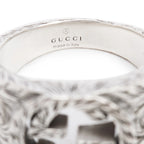 Sterling Silver Interlocking G Ring, Size 21 9.5 w/ Box Coeur Cult Core
