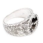 Sterling Silver Interlocking G Ring, Size 21 9.5 w/ Box Coeur Cult Core