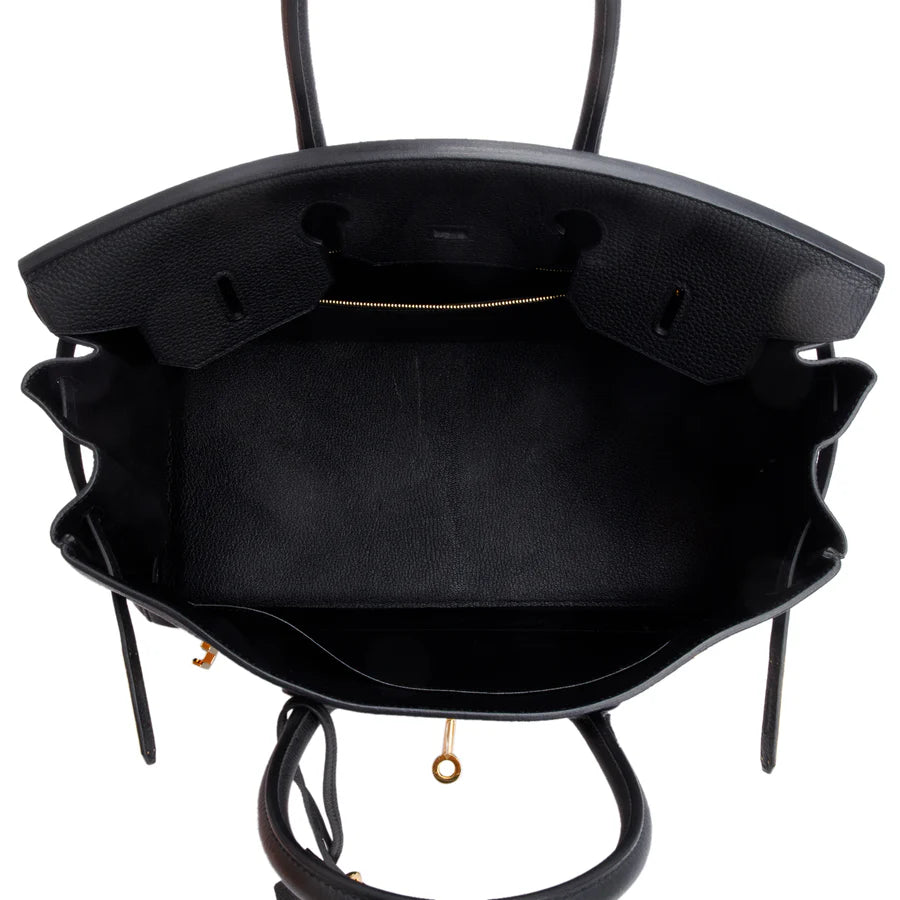 Noir Togo Birkin 35 w/ Box Coeur Cult Core