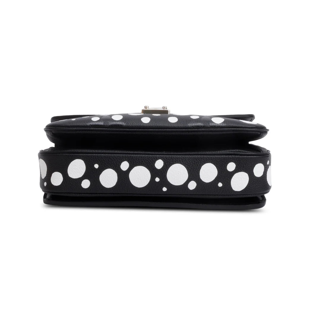x Yayoi Kusama 2023 Black Infinity Dots Monogram Empreinte Leather Pochette Metis