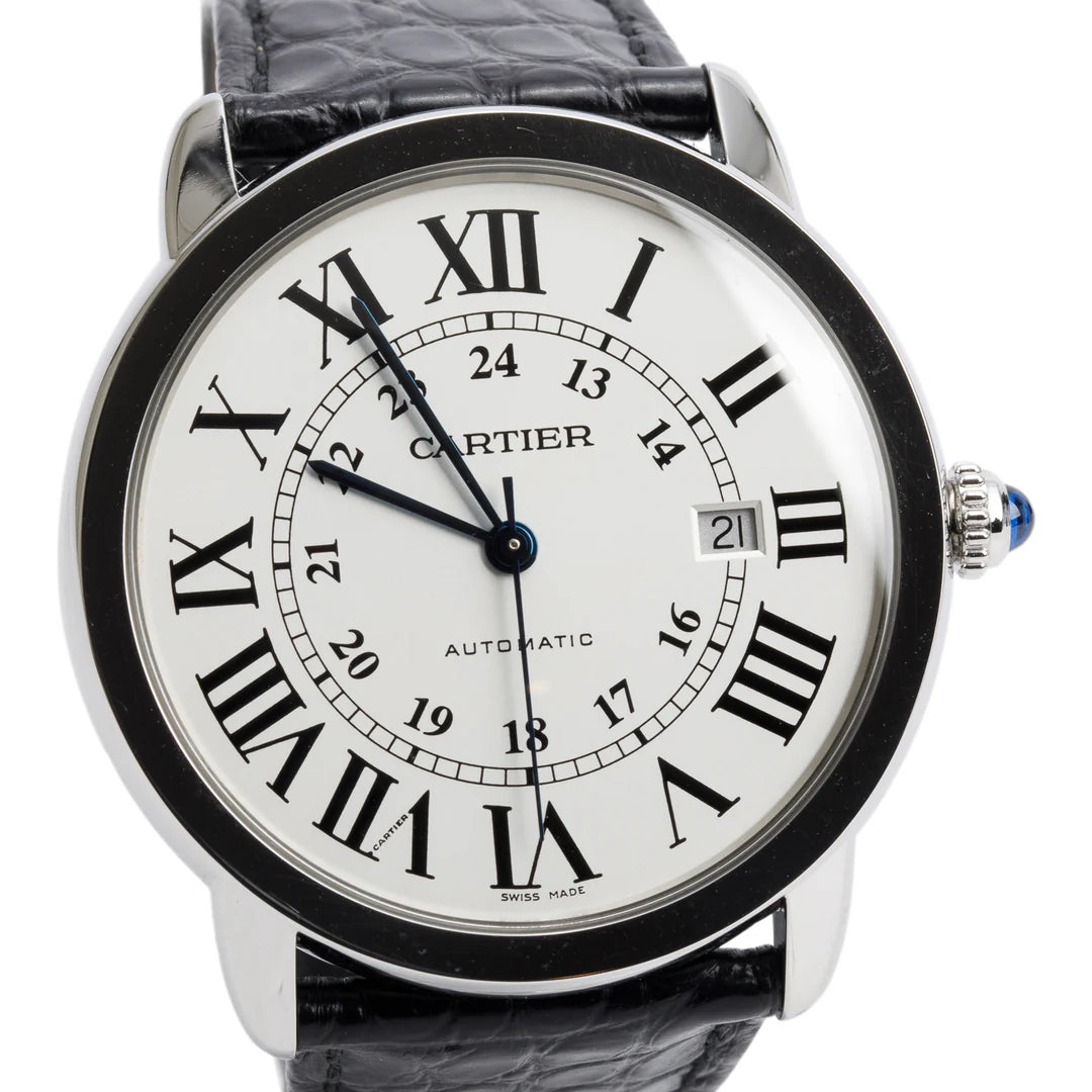 Stainless Steel Ronde Solo XL 42 MM Automatic Watch 3802