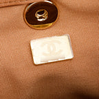 Beige Lambskin Quilted Small Duma Drawstring Backpack Coeur Cult Core
