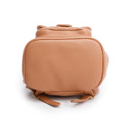 Beige Lambskin Quilted Small Duma Drawstring Backpack Coeur Cult Core