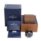 Stainless Steel Superocean 42 MM Automatic Watch Black Dial A17366 w/ Box &amp; Papers Coeur Cult Core