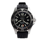Stainless Steel Superocean 42 MM Automatic Watch Black Dial A17366 w/ Box &amp; Papers Coeur Cult Core