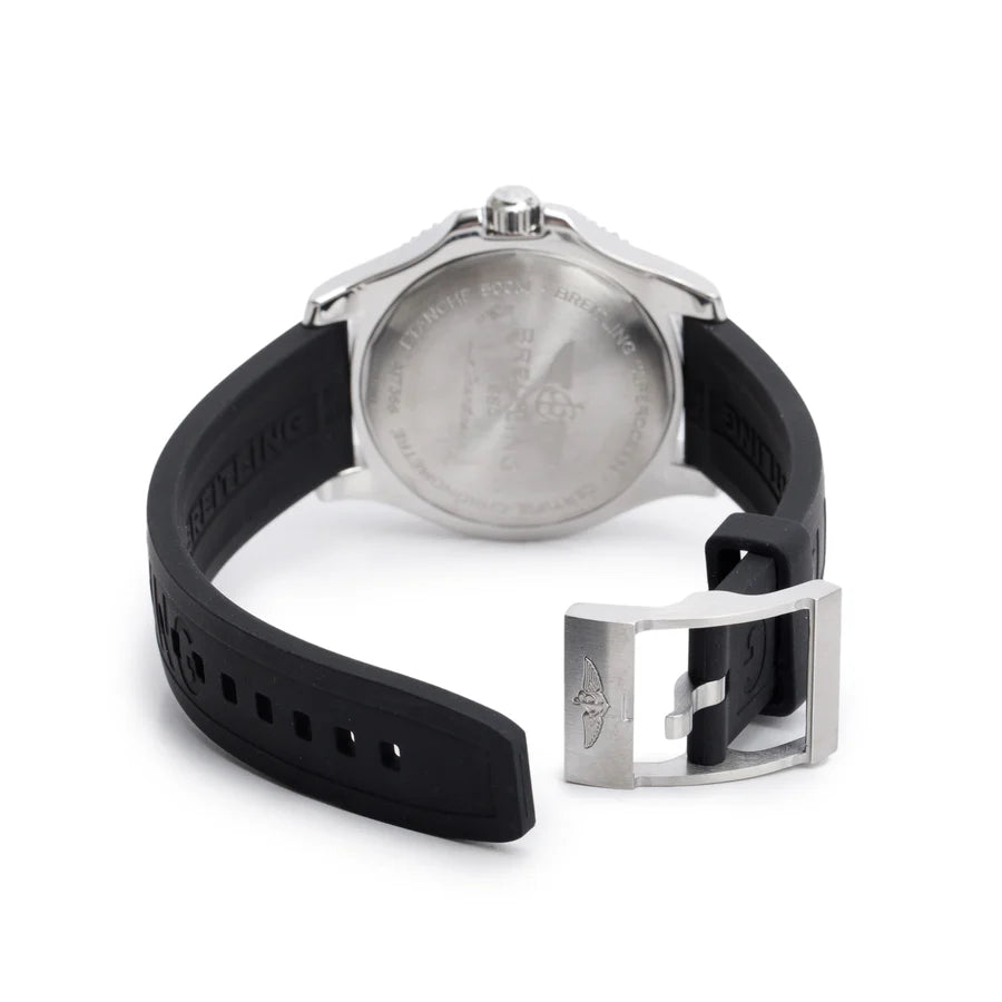 Stainless Steel Superocean 42 MM Automatic Watch Black Dial A17366 w/ Box &amp; Papers Coeur Cult Core