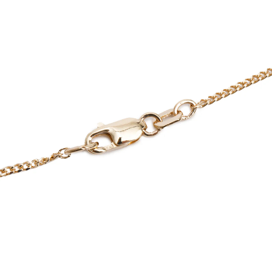 14k Yellow Gold 1.12 ct. Diamond Solitaire Pendant Necklace Coeur Cult Core