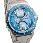2023 Limited Edition Titanium 1858 Geosphere 0 Oxygen South Pole Exploration 42 MM Automatic Watch Blue Dial 7511 w/ Box &amp; Papers
