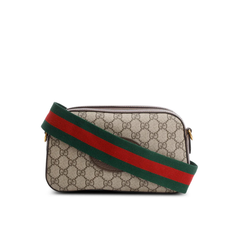 2022 GG Supreme Monogram Web Neo Vintage Shoulder Bag w/ Box, Strap &amp; Receipt