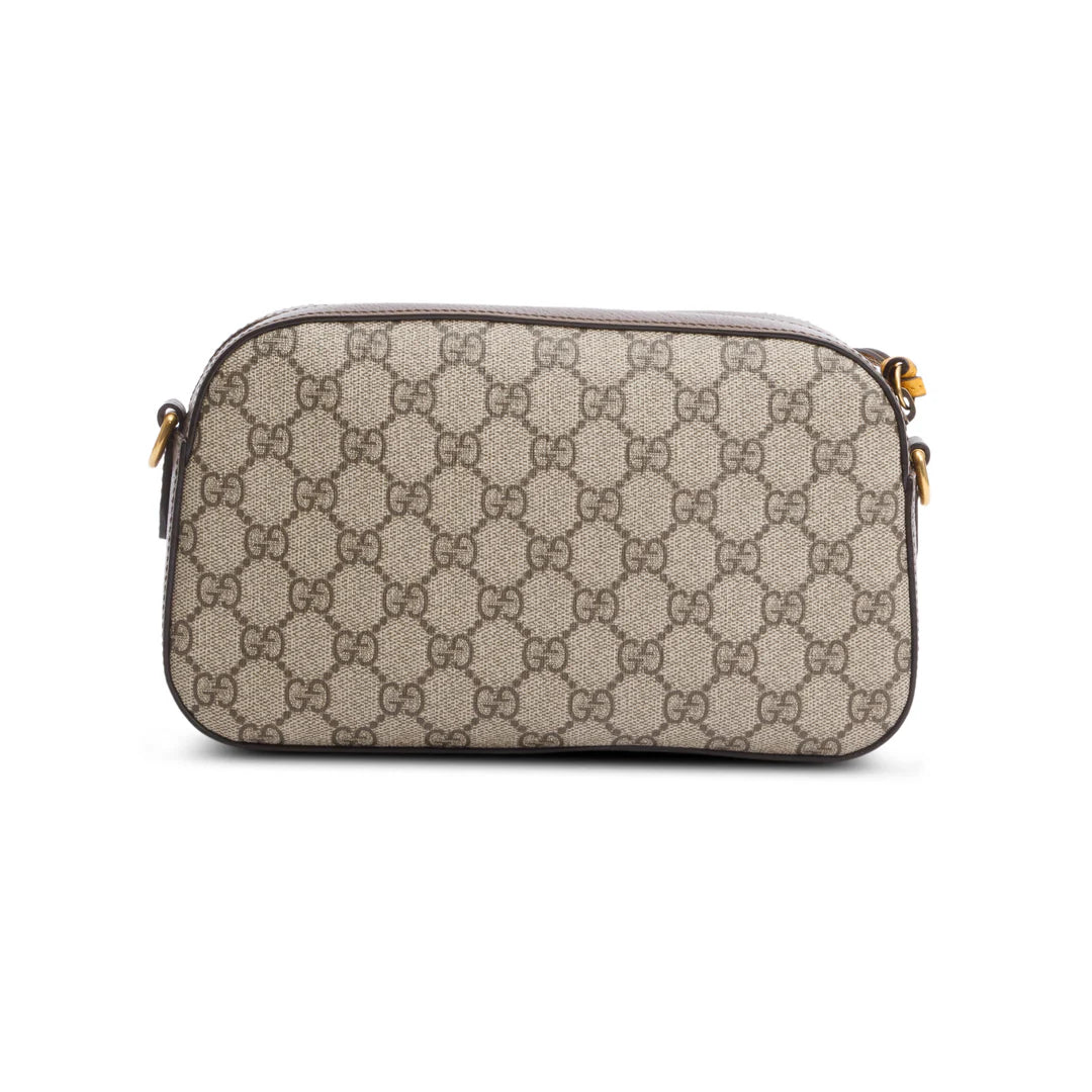 2022 GG Supreme Monogram Web Neo Vintage Shoulder Bag w/ Box, Strap &amp; Receipt