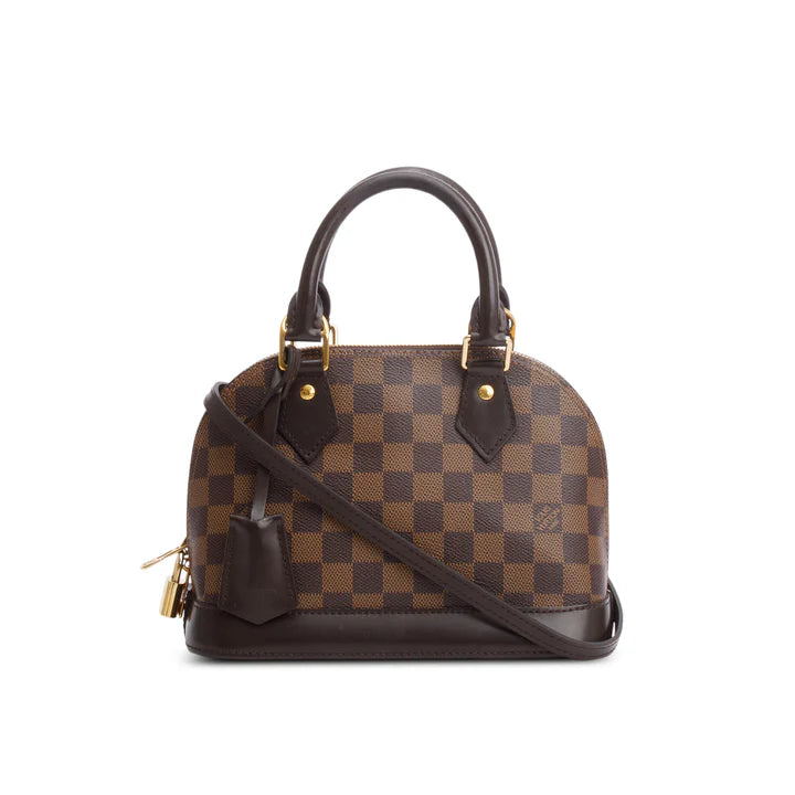 2020 Damier Ebene Alma BB w/ Strap
