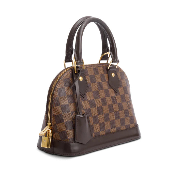 2020 Damier Ebene Alma BB w/ Strap