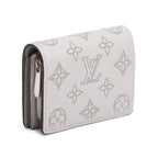 Grey Mahina Leather Clea Wallet w/ Box