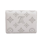 Grey Mahina Leather Clea Wallet w/ Box