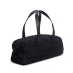Black Nylon Travel Ligne Bowling Bag w/ Authenticity Card