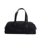 Black Nylon Travel Ligne Bowling Bag w/ Authenticity Card