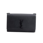 2020 So Black Grain De Poudre Leather Medium Kate Bag