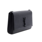 2020 So Black Grain De Poudre Leather Medium Kate Bag