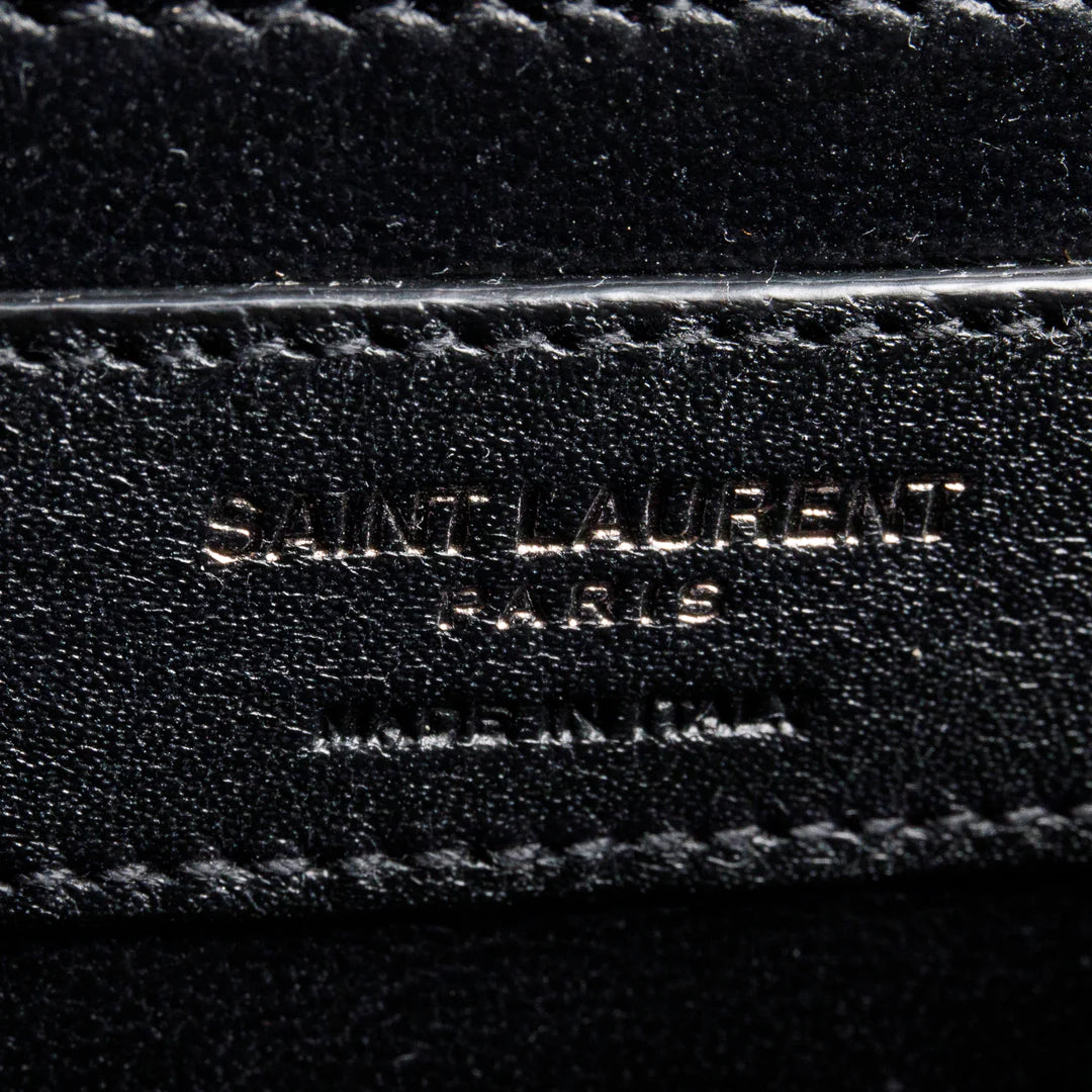 2020 So Black Grain De Poudre Leather Medium Kate Bag