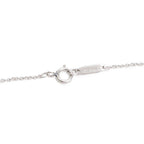 Platinum Solitaire 0.40 ct. Diamond Pendant Necklace w/ Box Coeur Cult Core