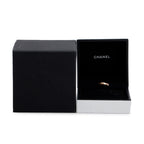 18k Rose Gold Quilted Coco Crush Band Ring, Size 49 4.75, Mini Version w/ Box &amp; Papers