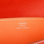 Saguine Crevette Swift Leather Dogon Long Wallet w/ Box